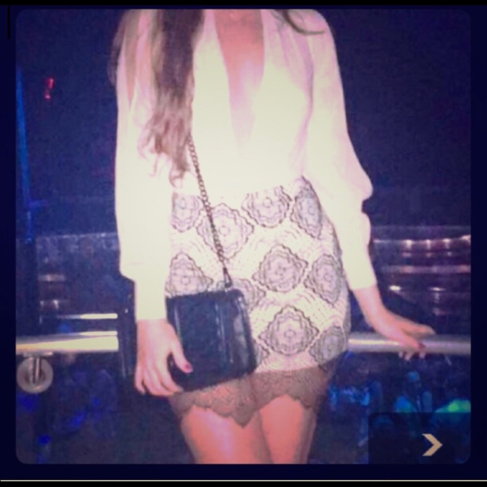 Blouse and skirt